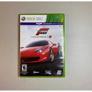 Forza Motorsport 4 for Microsoft Xbox 360 Video Game Complete Case‎ Manual Disc